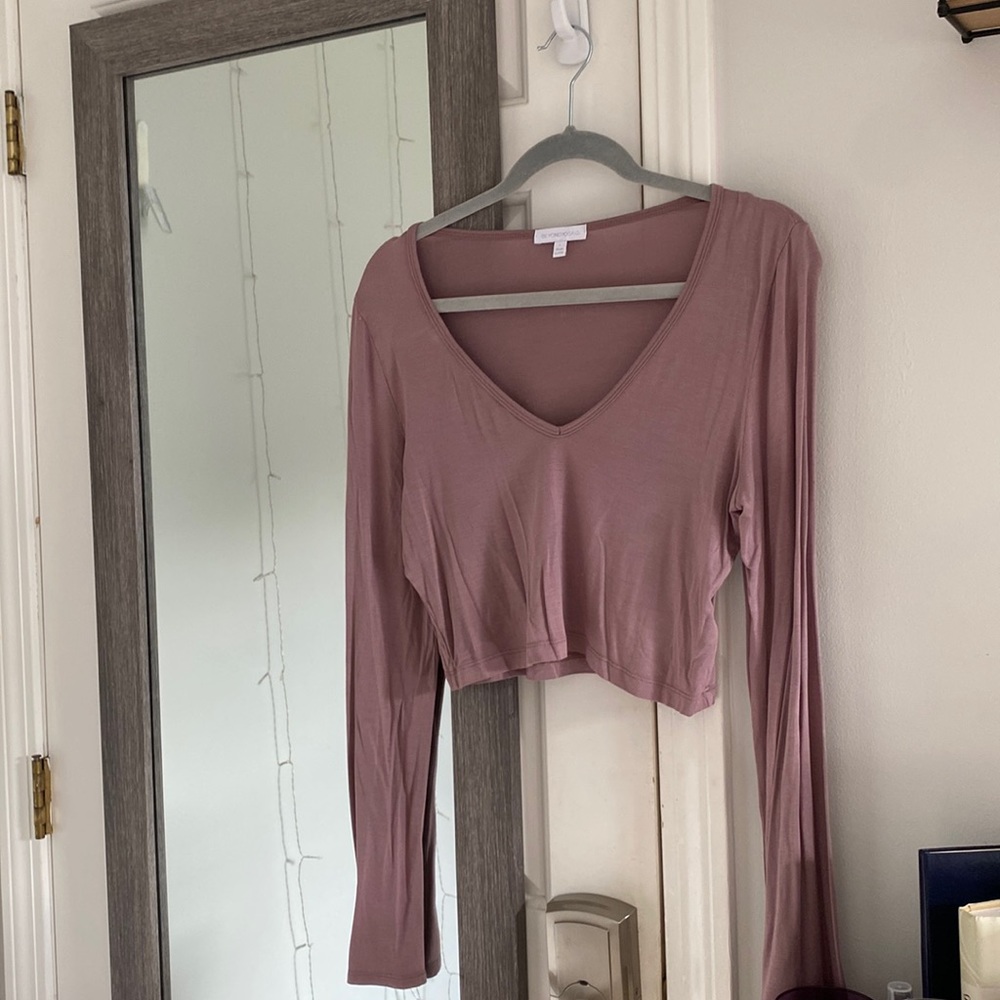 Beyondyoga cropped long sleeve FREE SHIPPING!